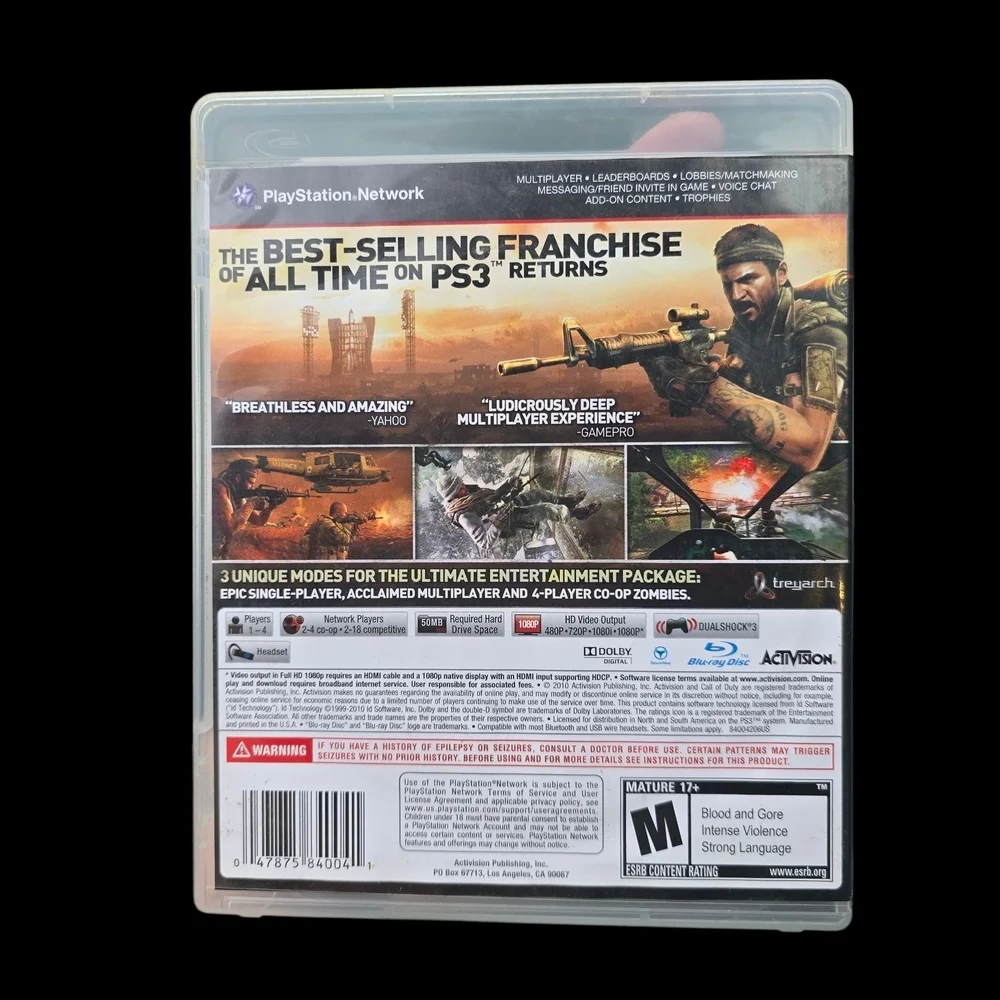 Call of Duty: Black Ops for PS3 - Black